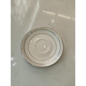 Noritake Fine Bone China 6 Inch Montvale Platinum Saucer Plate‎ NWOT